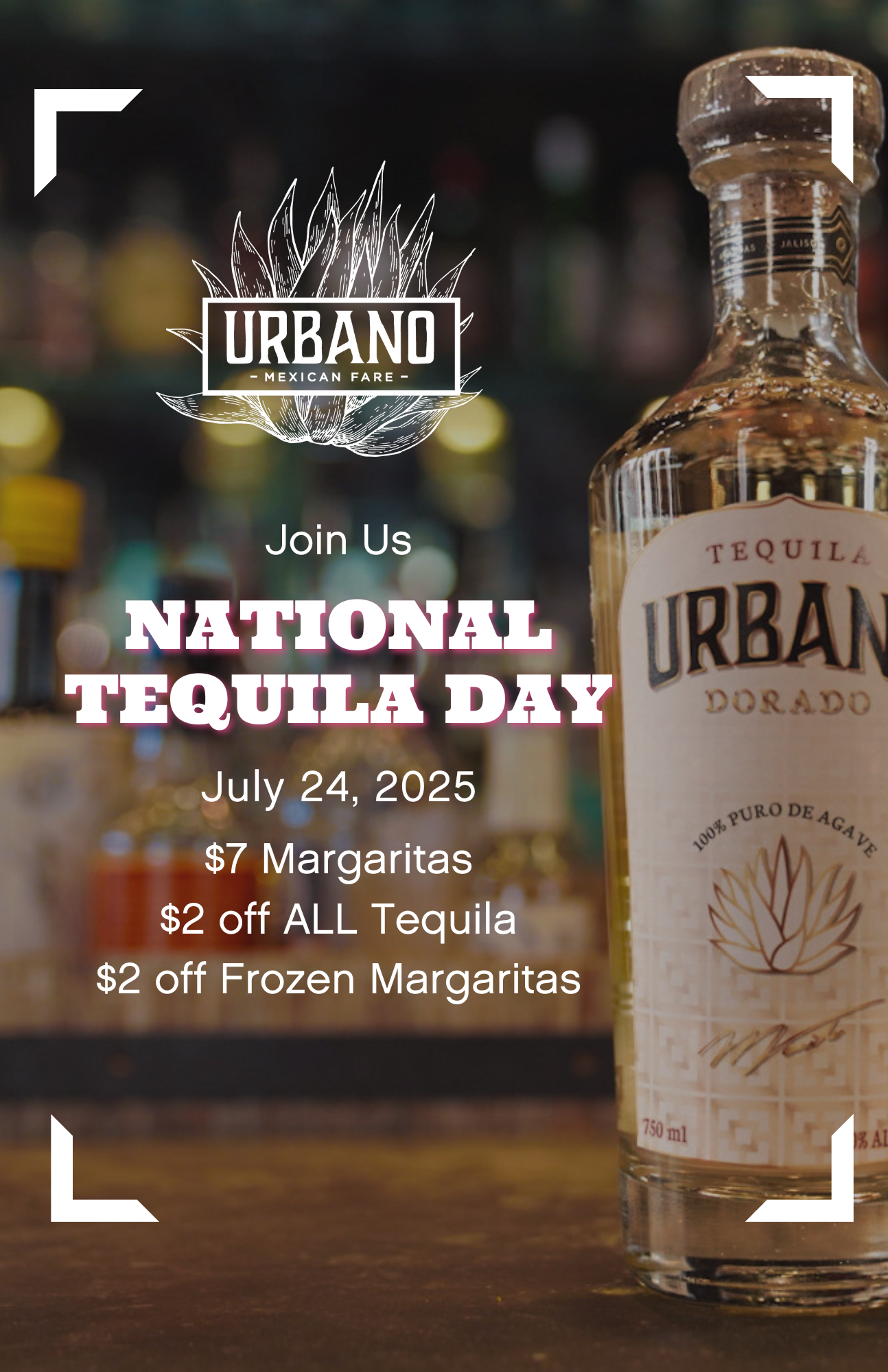 National Tequila Day @ Urbano