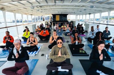 Yoga on a Yacht
