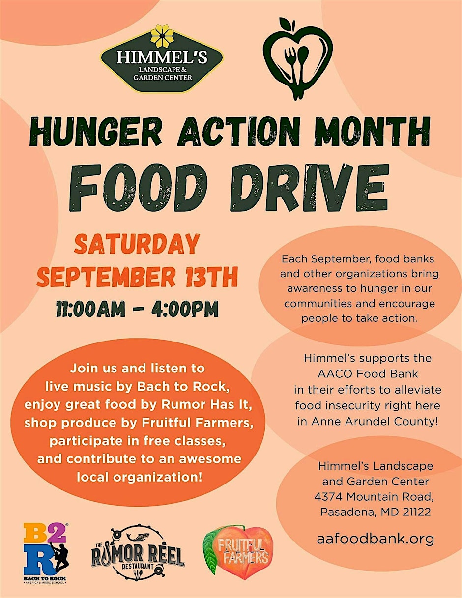Hunger Action Month Food Drive Event