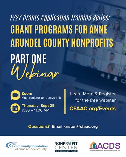 FY27 Grant Application Training Series