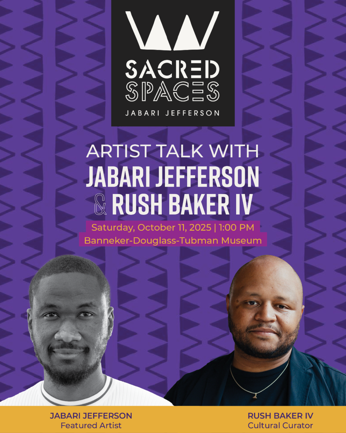 Sacred Spaces Artist Talk