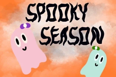 Spooky Season: Pastel and Peculiar Collage