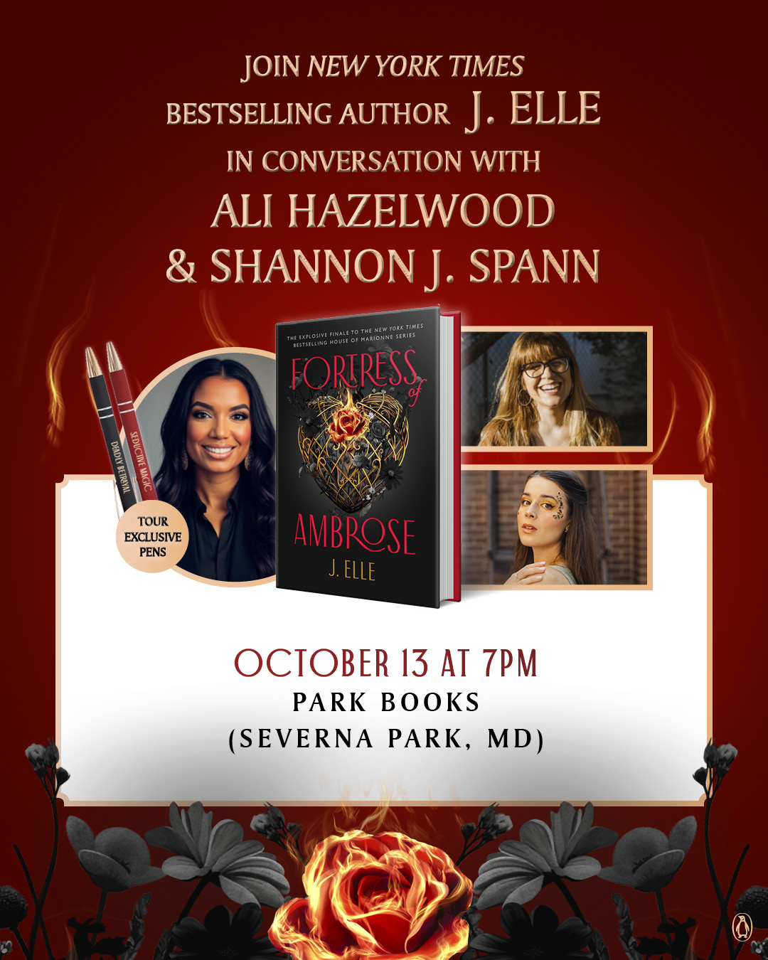 Author Event: J. Elle, Ali Hazelwood & Shannon J. Spann