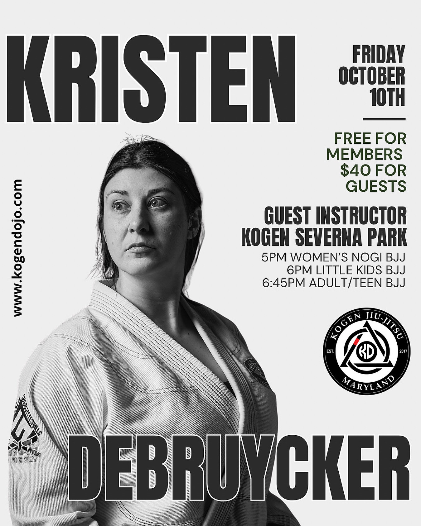Kristen DeBruycker Jiu-Jitsu Class