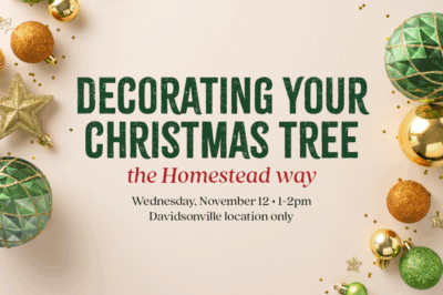 Decorating Your Christmas Tree the Homestead Way