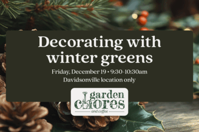 Garden Chores & Coffee