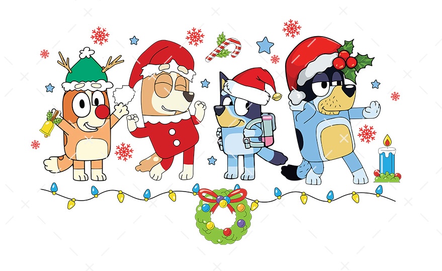 Bluey at Christmas Dance Camp