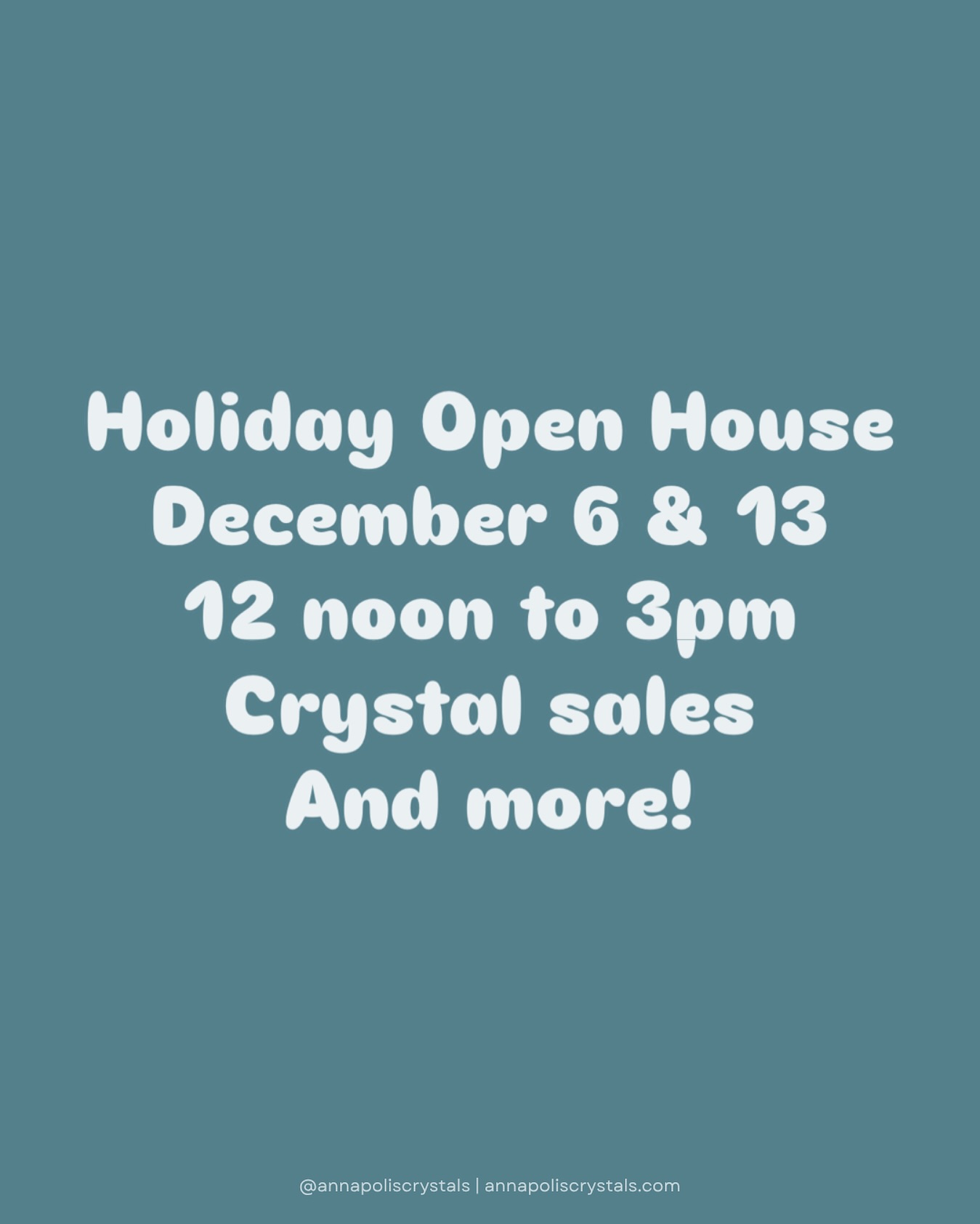 Holiday Open House