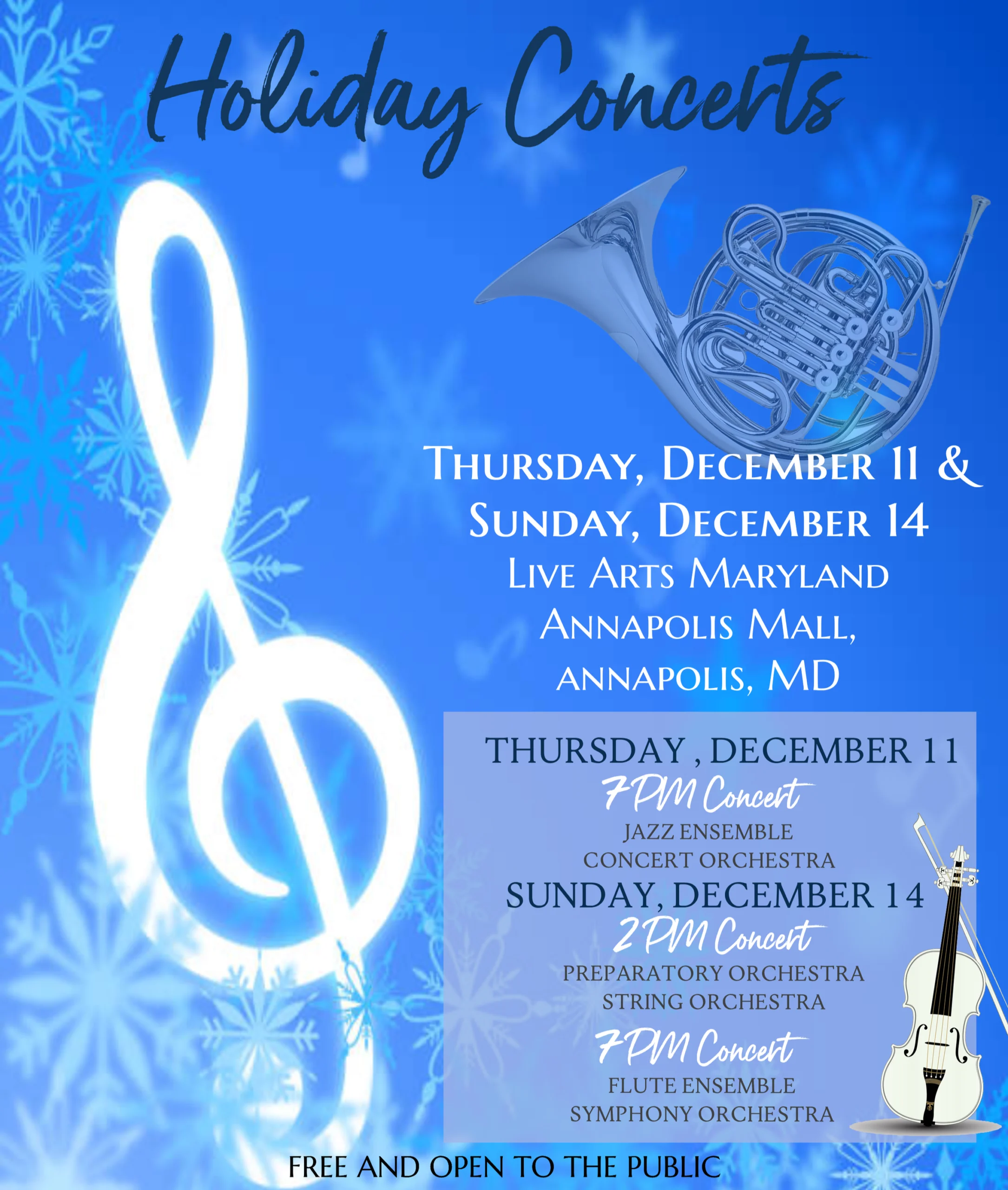 Holiday Concerts w/ CYSO