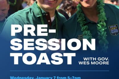 Pre-Session Toast with Governor Wes Moore