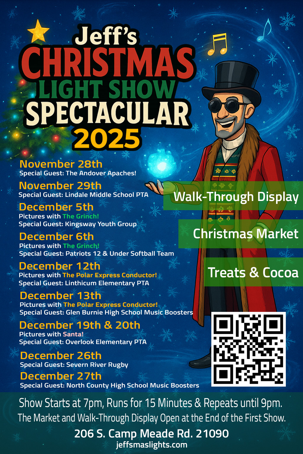 Jeff's Christmas Light Show Spectacular