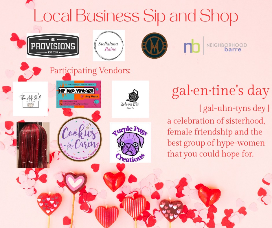 Galentine's Sip and Shop