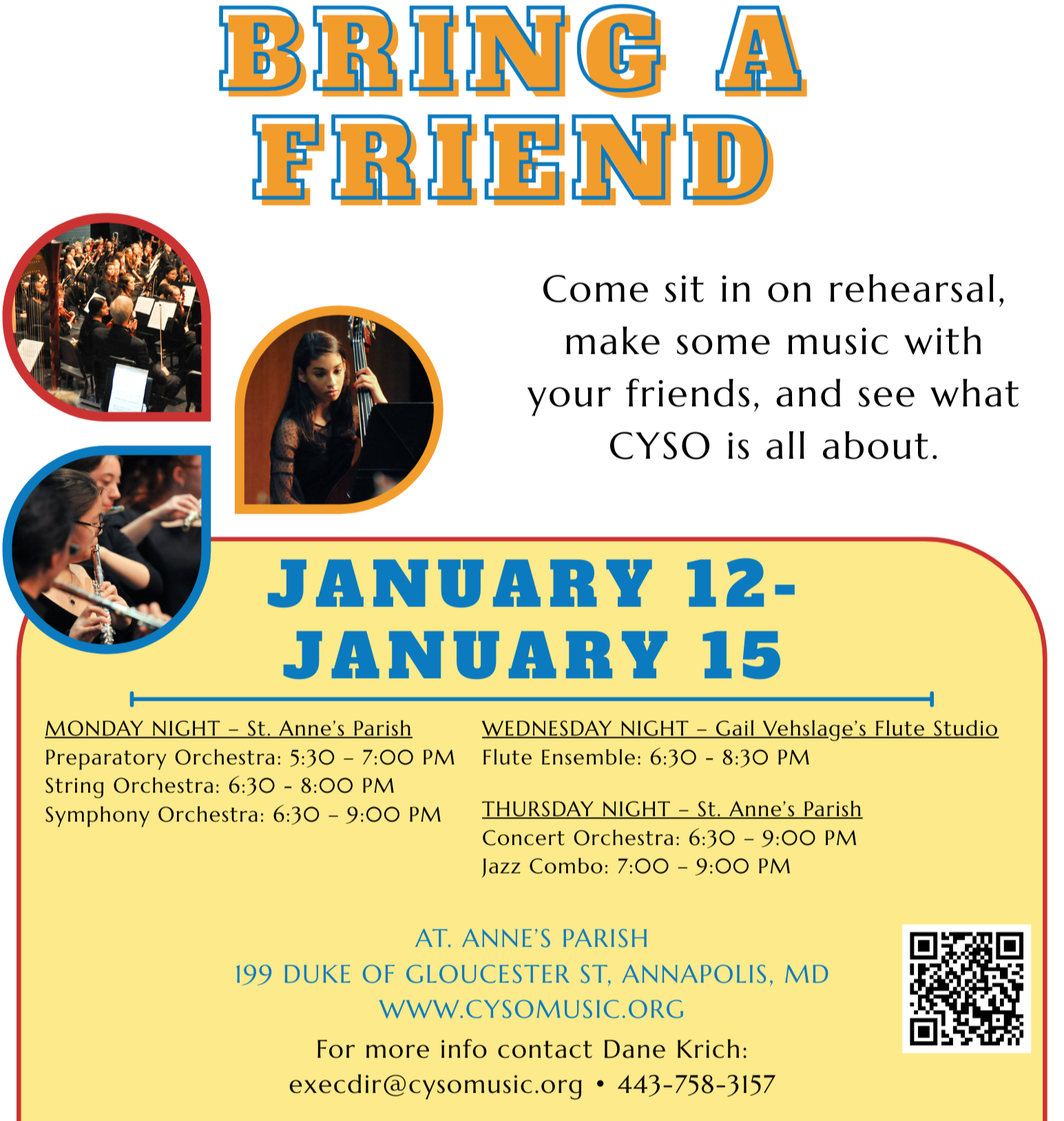 Bring a Friend Week @ CYSO
