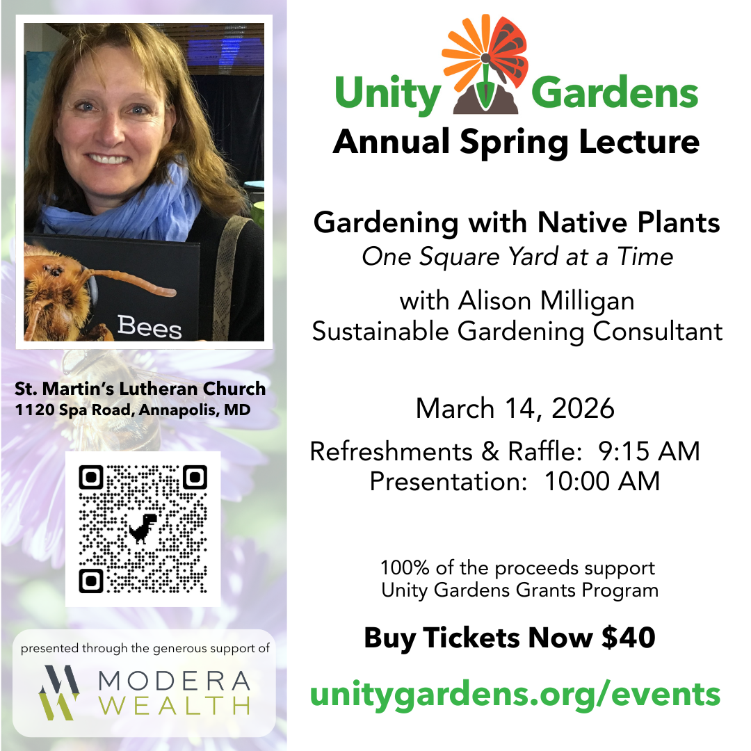 Unity Gardens Spring Lecture