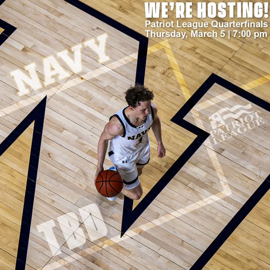 Navy Men's Basketball—Patriot League Quarterfinals