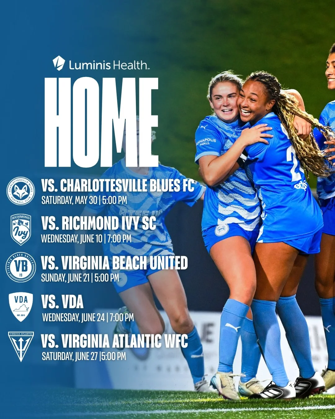 Annapolis Blues vs Virginia Atlantic WFC (W)