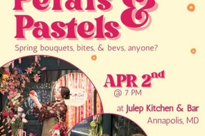 Sip & Stem: Petals & Pastels Bouquet Class