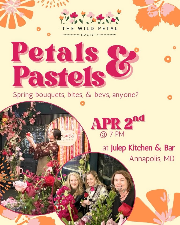 Sip & Stem: Petals & Pastels Bouquet Class