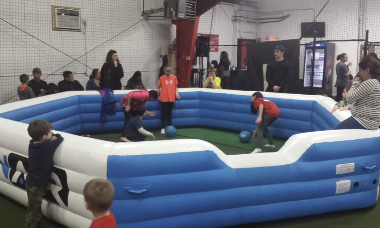 Gaga ball inflatable pit 768x461