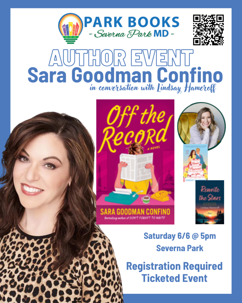Author Event: Sara Goodman Confino