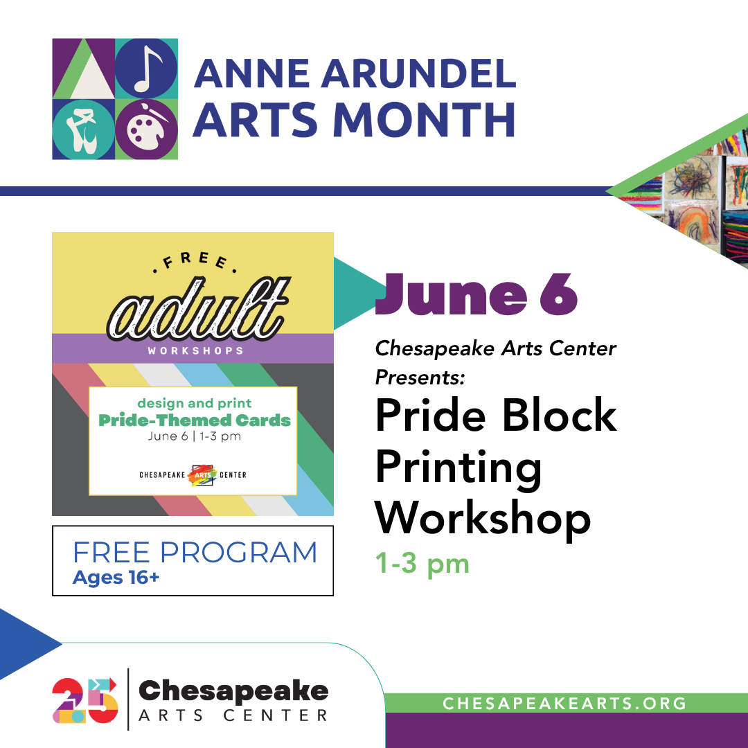 Pride Block Printing Workshop for Adults