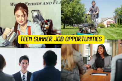 Teen Summer Job opportunities