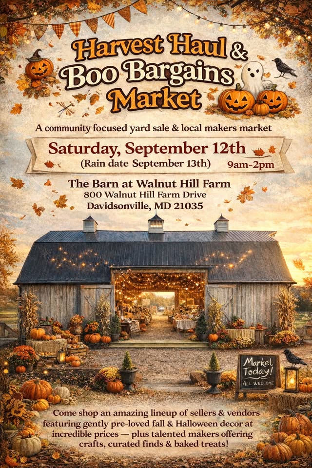 Harvest Haul & Boo Bargains Yard Sale & Vendor Market