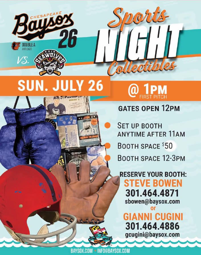 Sports Night Collectibles Trade Show