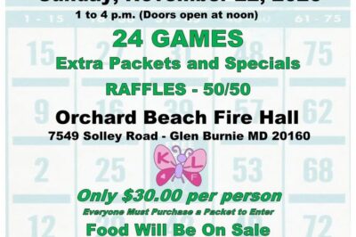 Baubles, Bags & Baskets Charity Bingo