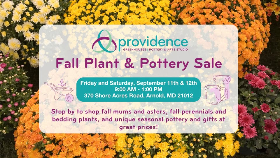 Providence Fall Plant & Pottery Sale