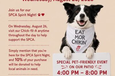 SPCA Spirit Night & National Dog Day Celebration