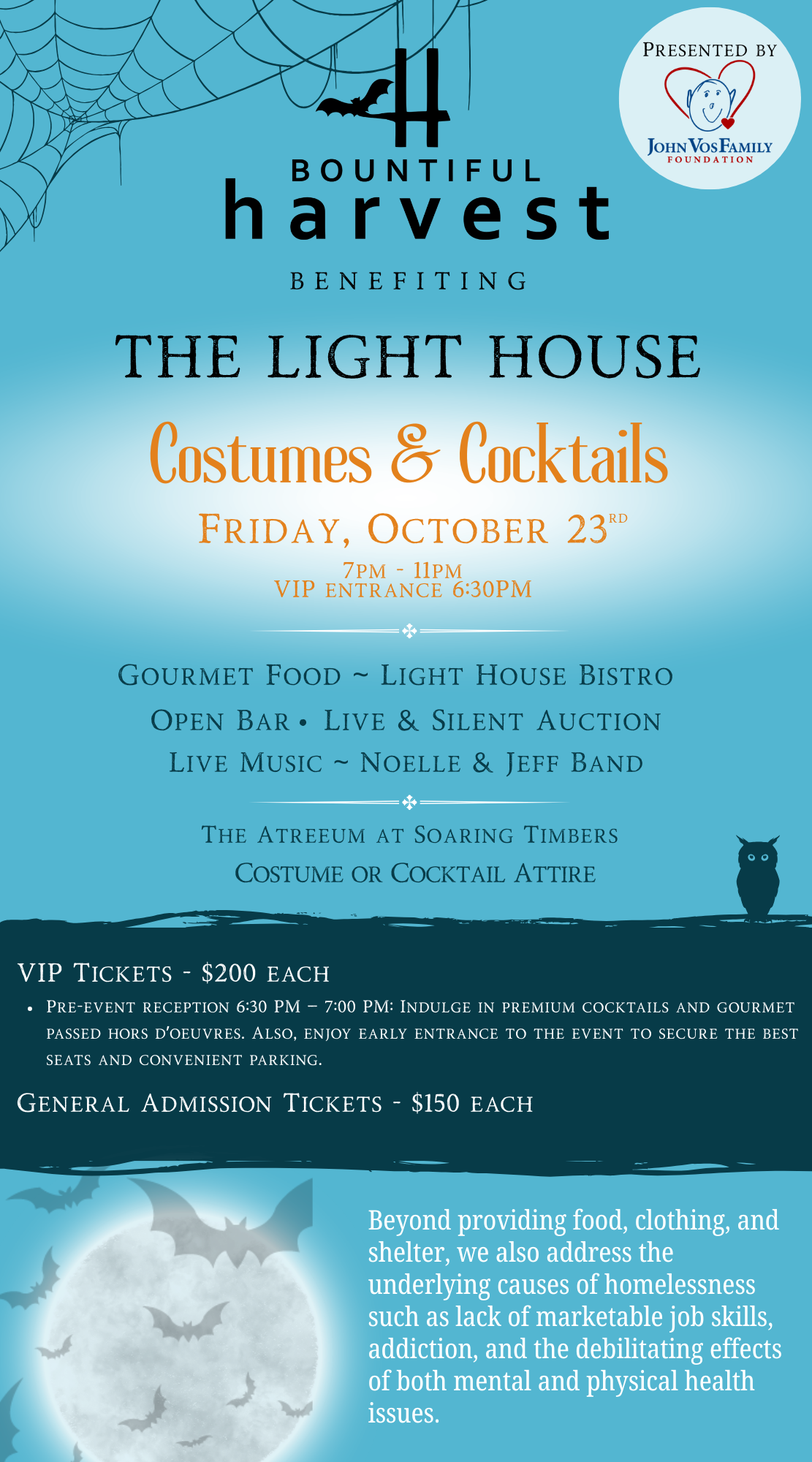 Bountiful Harvest: Costumes & Cocktails