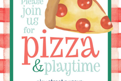Pizza Party + Playtime