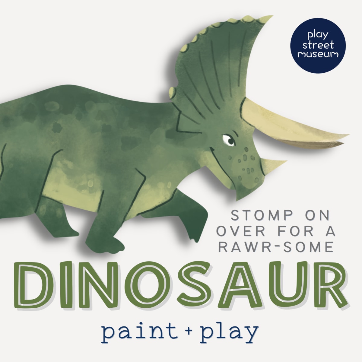 Dinosaur Paint + Play