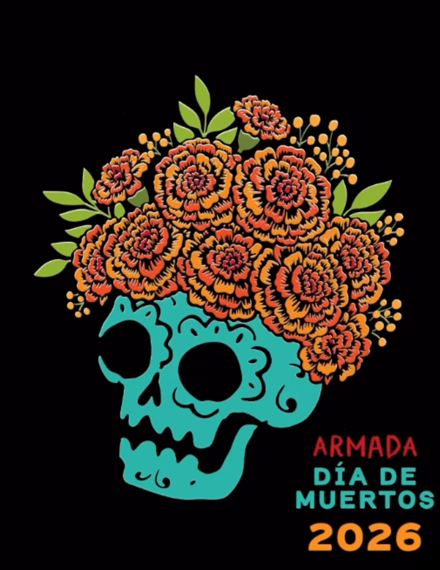 Dia de Muertos flyer 2026