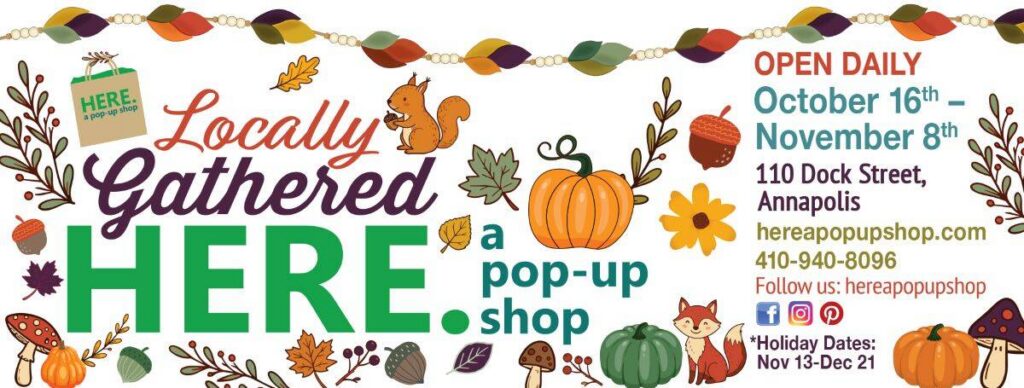 Locally Gathered HERE. a pop-up shop