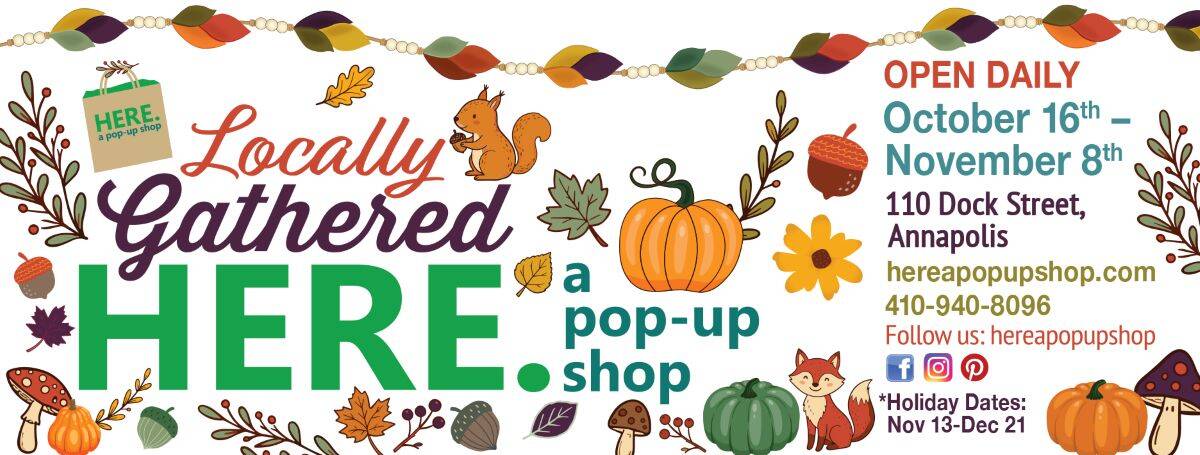 Locally Gathered HERE. a pop-up shop