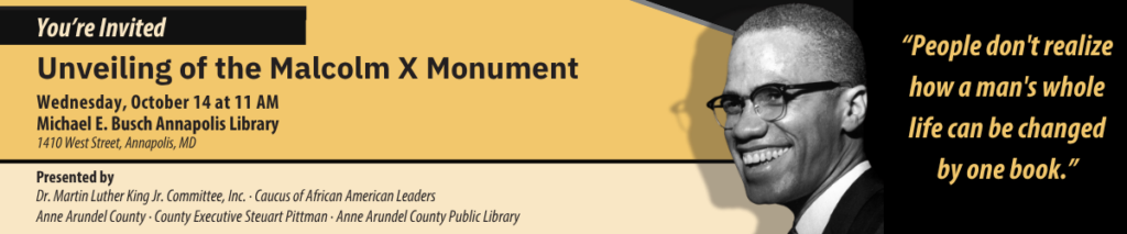 Unveiling of the Malcolm X Monument