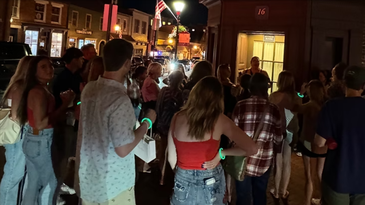 people gathered in Annapolis