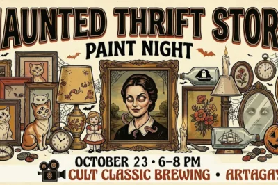 Haunted Thrift Store Paint Night